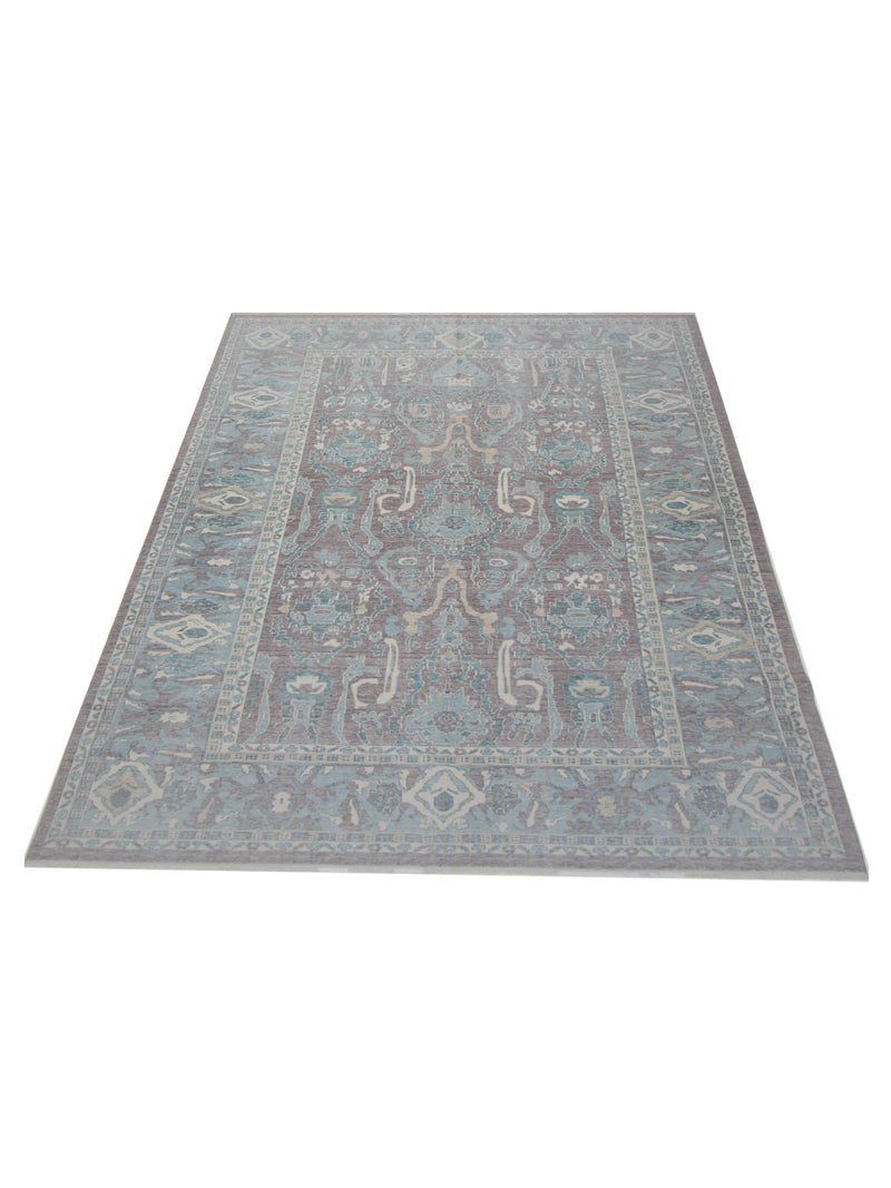 Pacific California 43075 Amethyst Grey Transitional Hand Finished Rugs