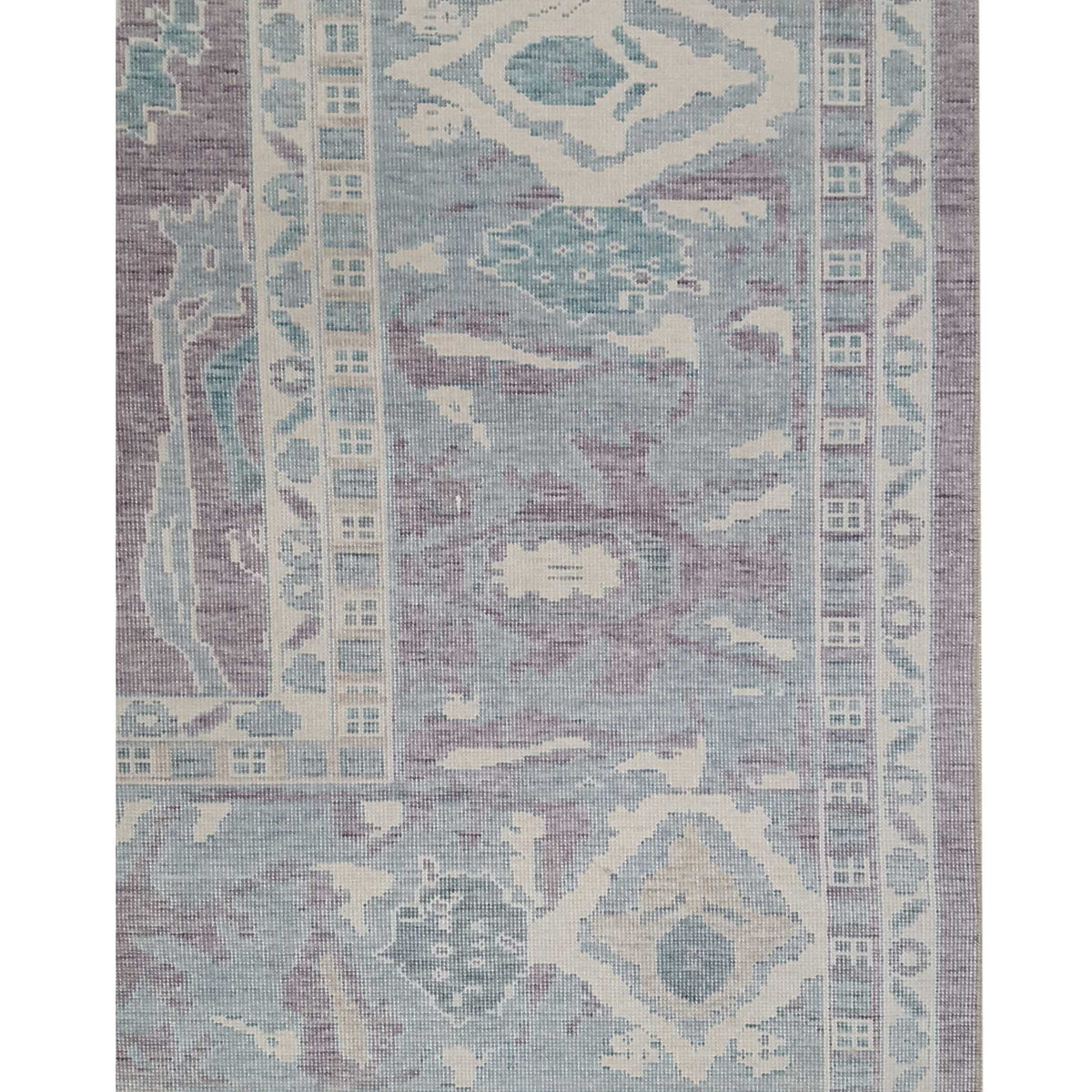 Pacific California 43079 Amethyst Green Blue Transitional Hand Finished Rugs