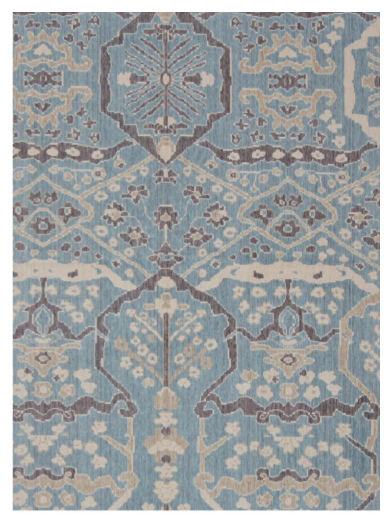 Pacific California 43084 Turquoise Beet Transitional Hand Finished Rugs