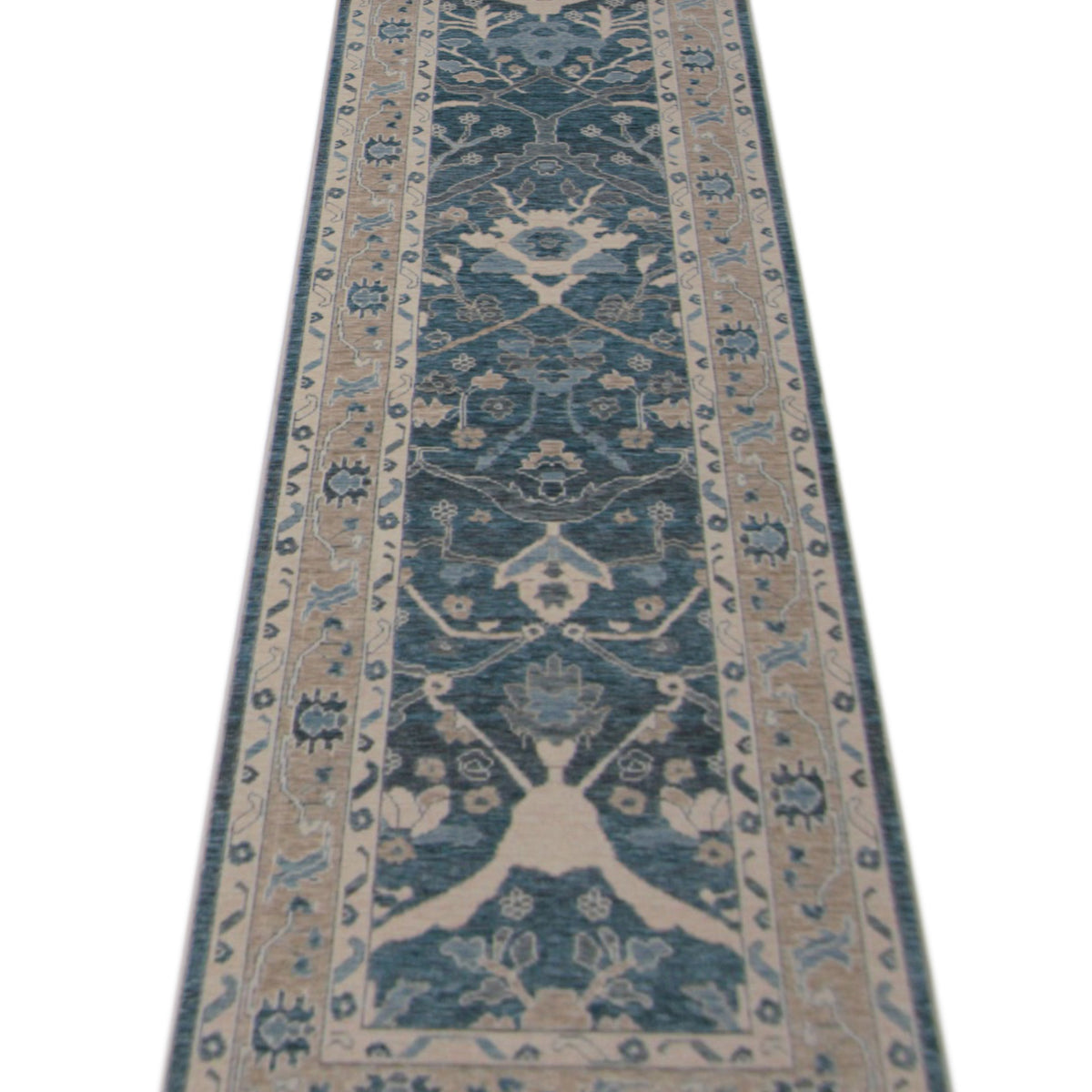 Pacific California 43085 Grey Beige Transitional Hand Finished Rugs