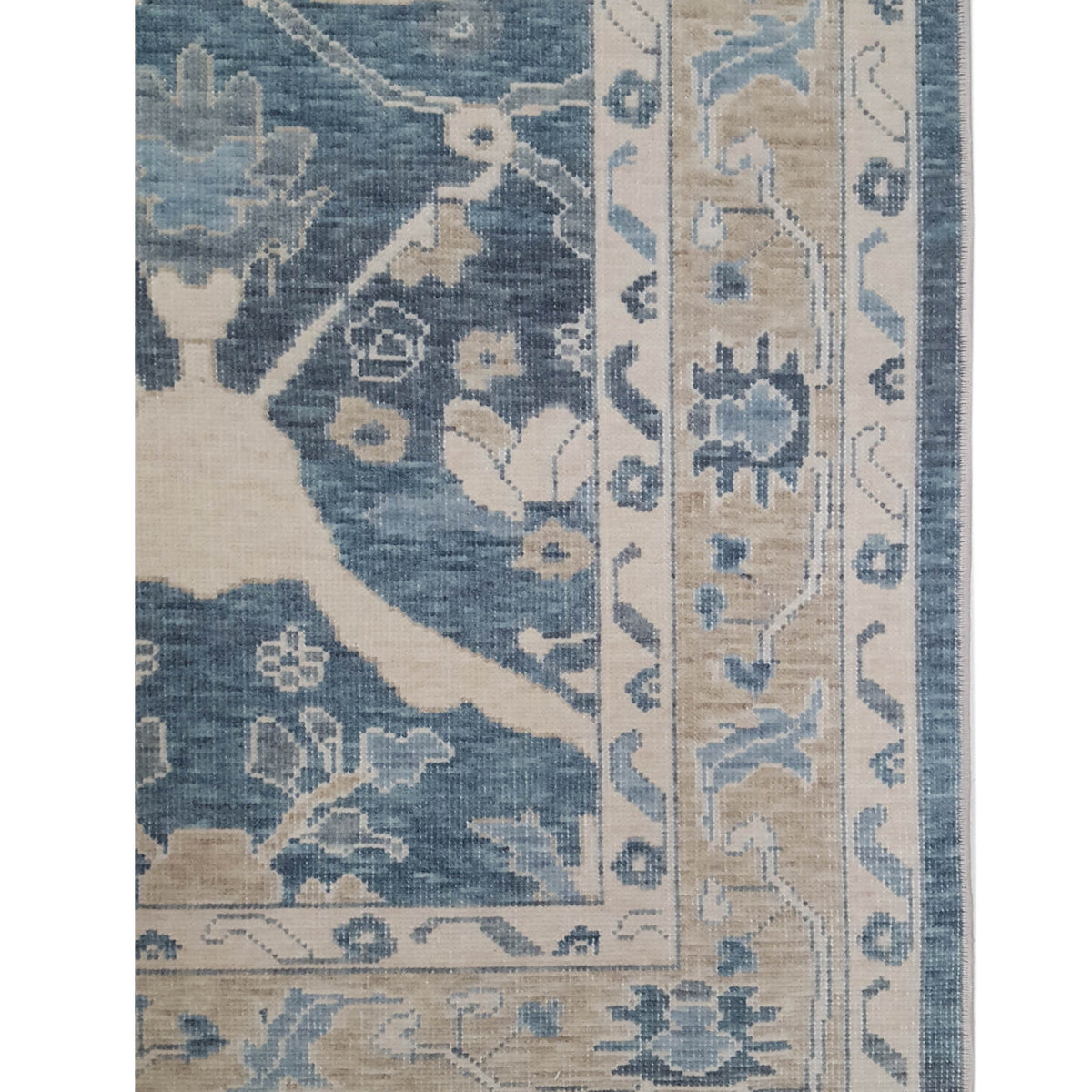 Pacific California 43085 Grey Beige Transitional Hand Finished Rugs