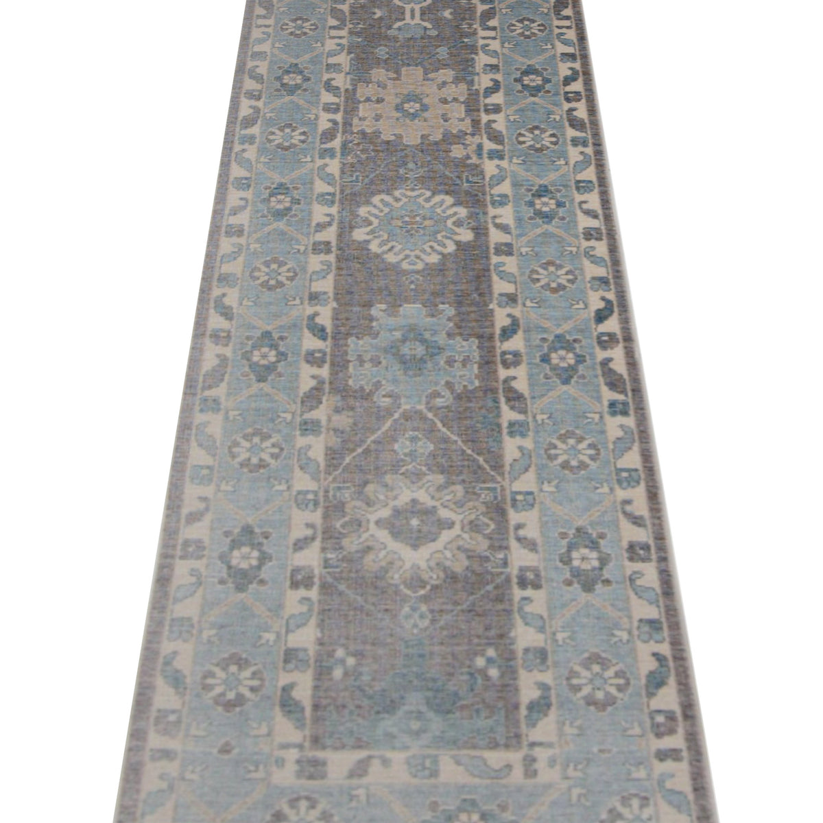 Pacific California 43087 Amethyst Blue Transitional Hand Finished Rugs