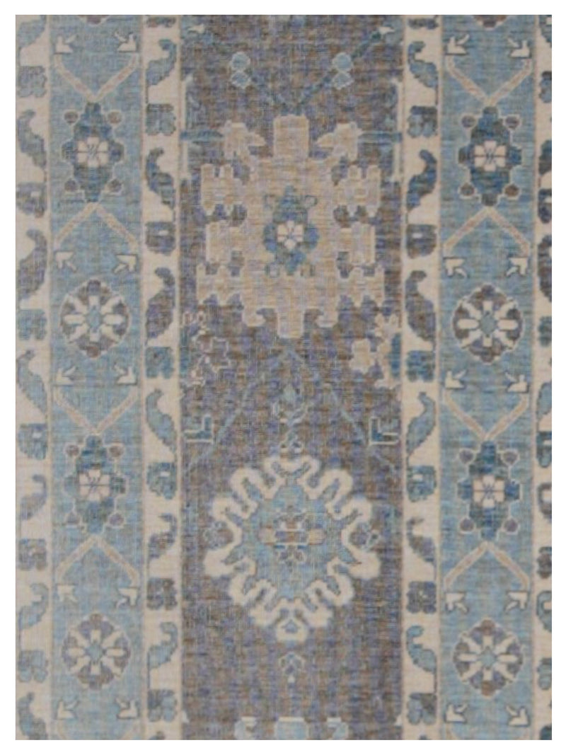Pacific California 43087 Amethyst Blue Transitional Hand Finished Rugs
