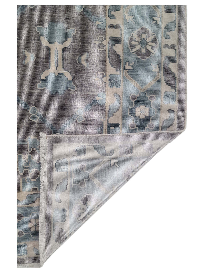 Pacific California 43087 Amethyst Blue Transitional Hand Finished Rugs