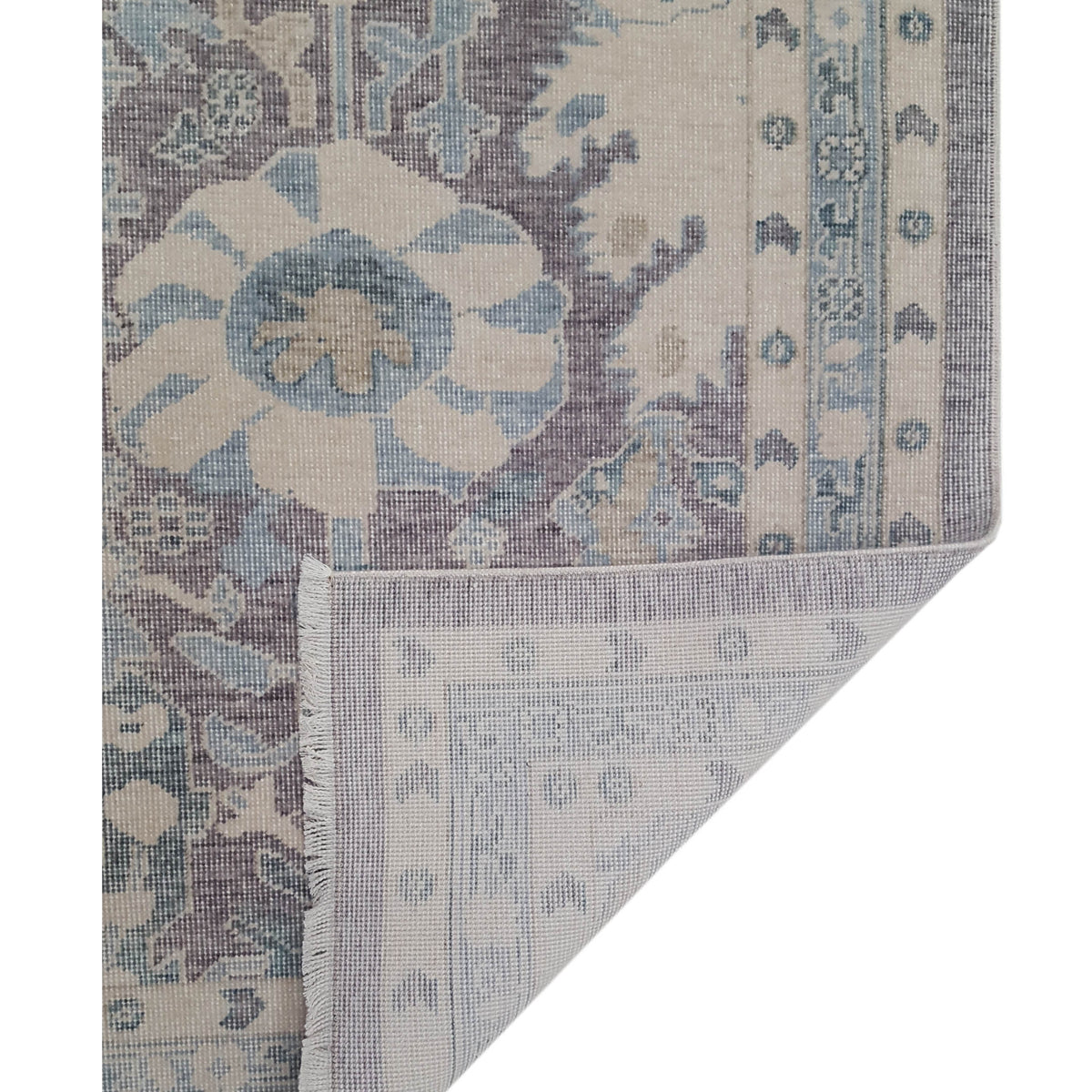 Pacific California 43088 Amethyst Grey Transitional Hand Finished Rugs