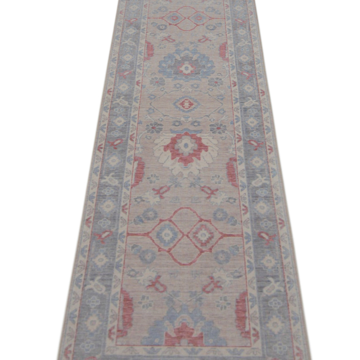 Pacific California 43089 Beige Red Transitional Hand Finished Rugs