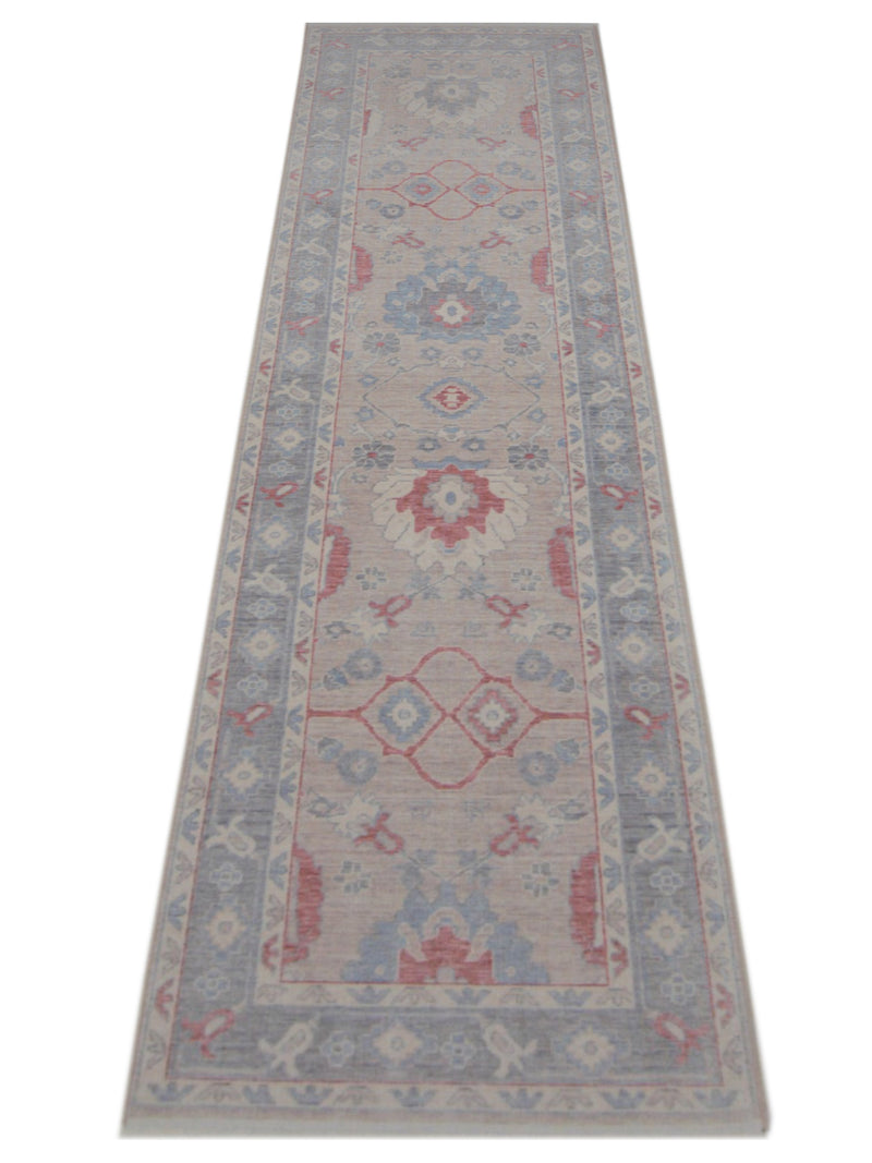 Pacific California 43089 Beige Red Transitional Hand Finished Rugs