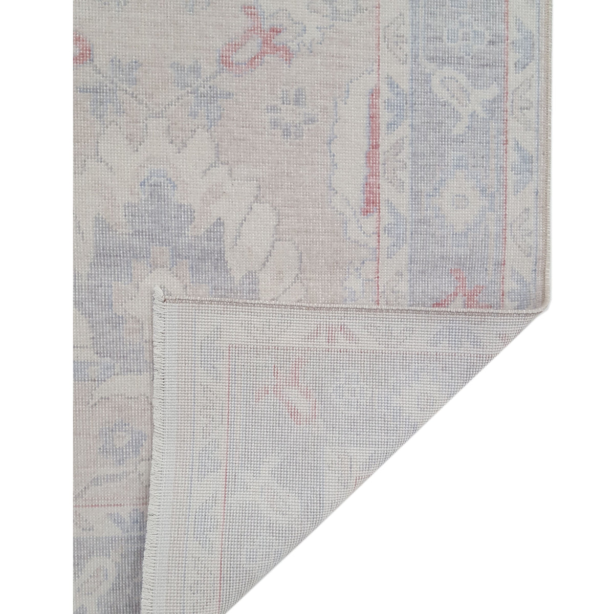 Pacific California 43089 Beige Red Transitional Hand Finished Rugs