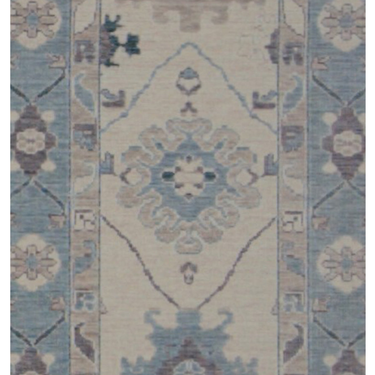 Pacific California 43091 Beige Teal Transitional Hand Finished Rugs