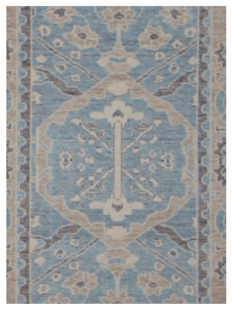 Pacific California 43094 Blue Beige Transitional Hand Finished Rugs