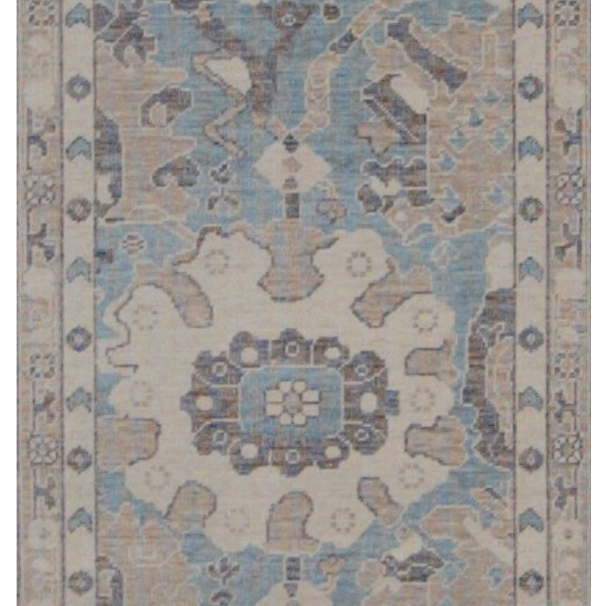 Pacific California 43095 Blue Beige Transitional Hand Finished Rugs