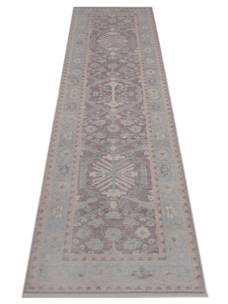 Pacific California 43096 Amethyst Teal Transitional Hand Finished Rugs