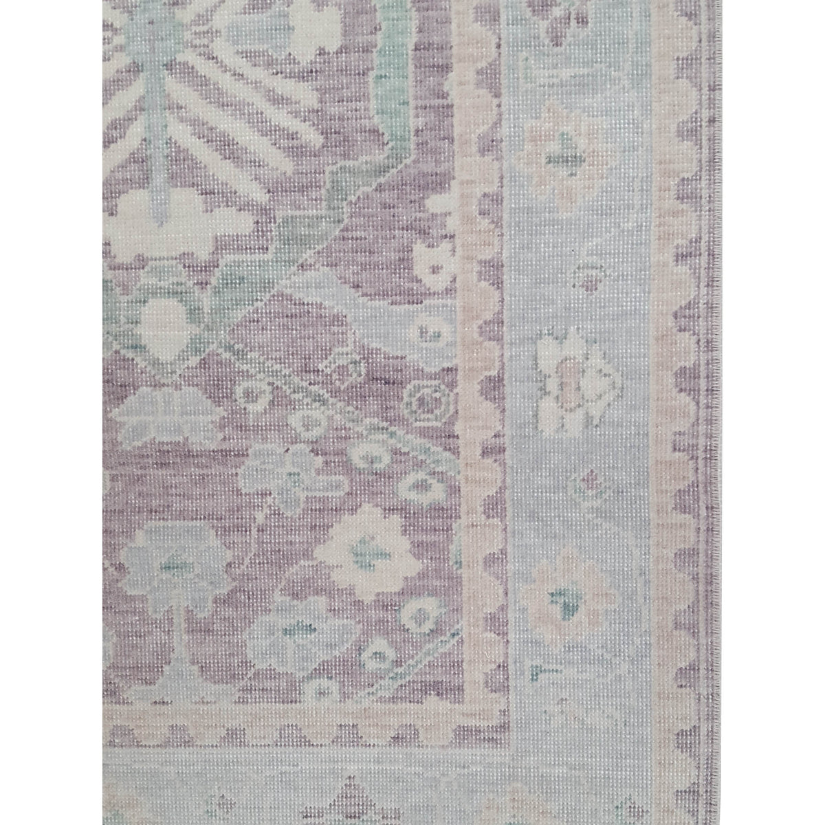 Pacific California 43096 Amethyst Teal Transitional Hand Finished Rugs