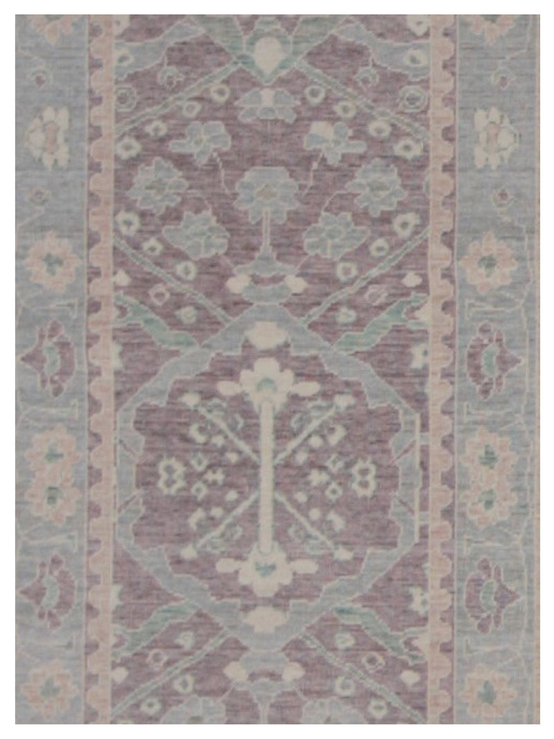Pacific California 43096 Amethyst Teal Transitional Hand Finished Rugs
