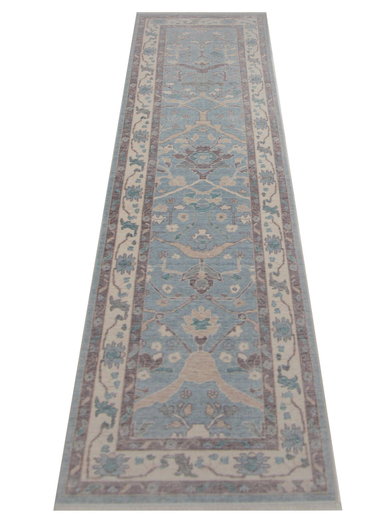 Pacific California 43098 Teal Amethyst Transitional Hand Finished Rugs