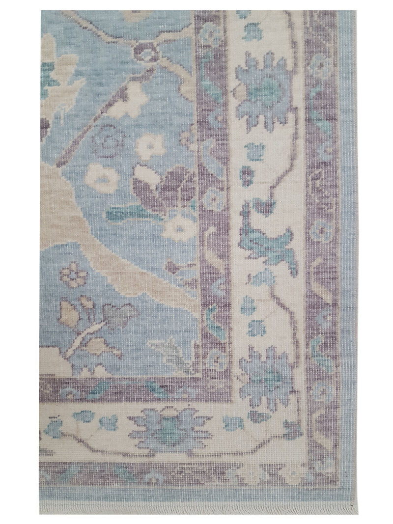 Pacific California 43098 Teal Amethyst Transitional Hand Finished Rugs