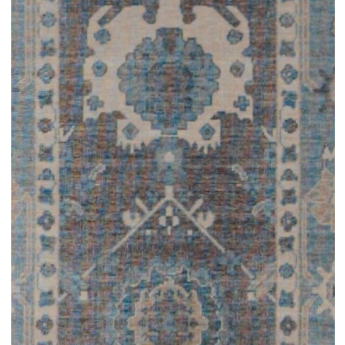 Pacific California 43102 Amethyst Blue Transitional Hand Finished Rugs