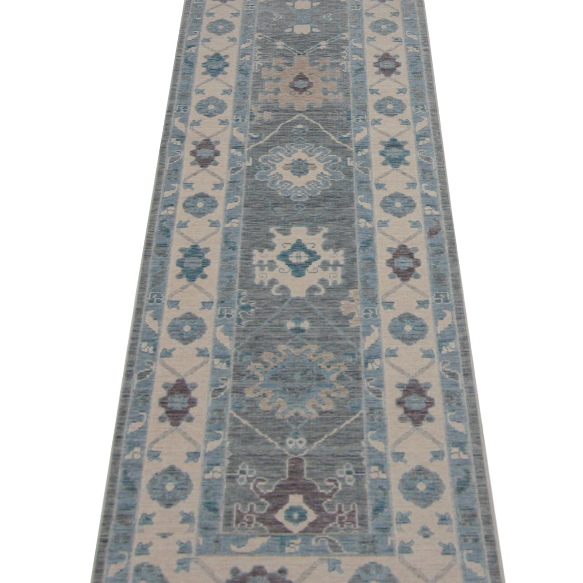 Pacific California 43103 Grey Beige Transitional Hand Finished Rugs
