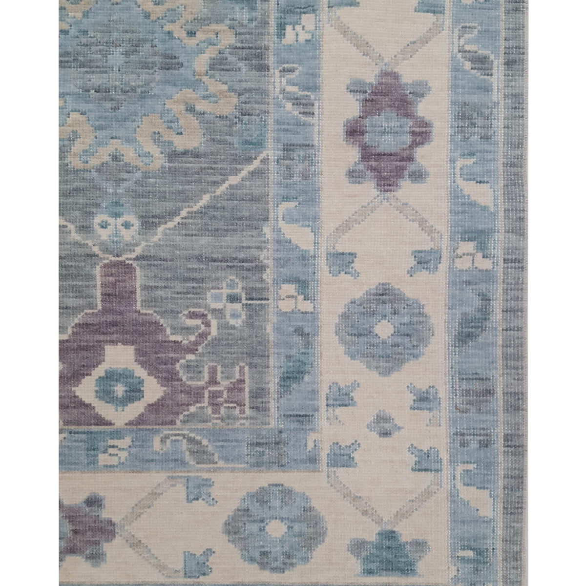Pacific California 43103 Grey Beige Transitional Hand Finished Rugs