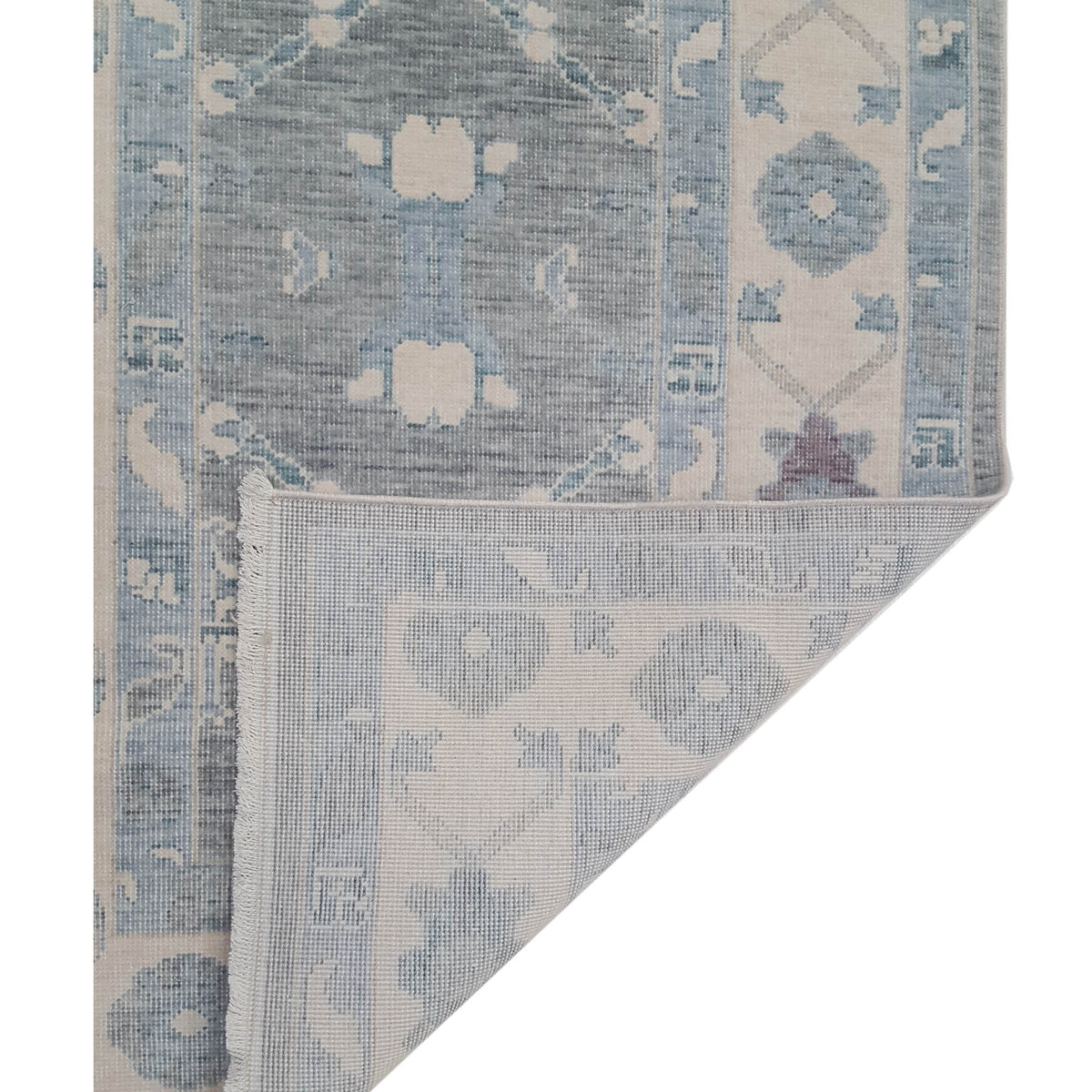 Pacific California 43103 Grey Beige Transitional Hand Finished Rugs