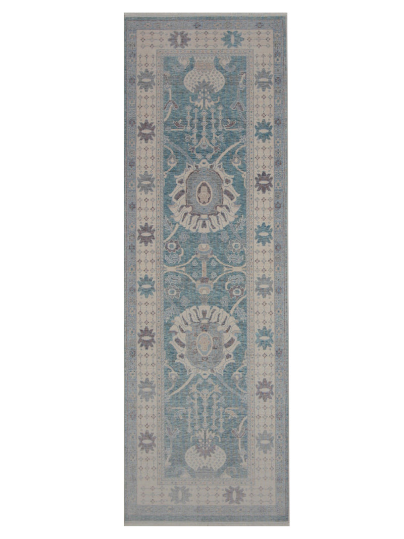 Pacific California  Teal Beige Transitional