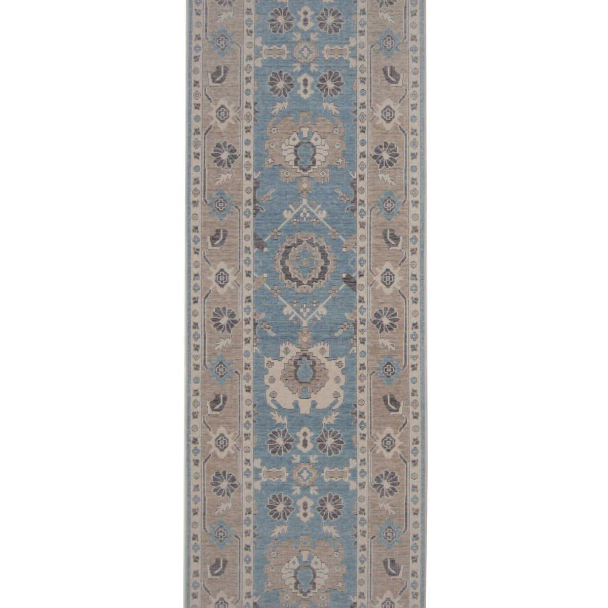 Pacific California  Teal Beige Transitional