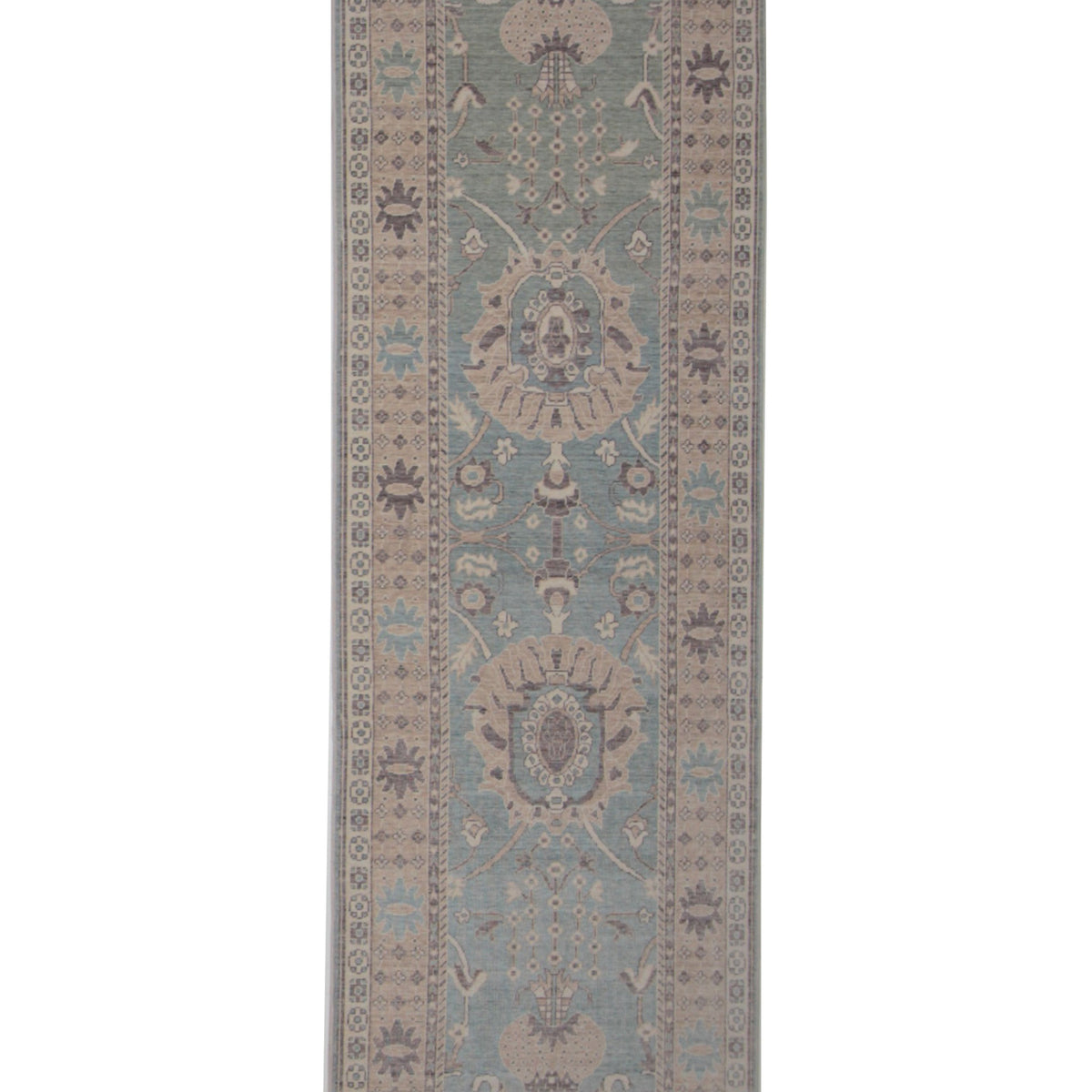 Pacific California  Teal Beige Transitional