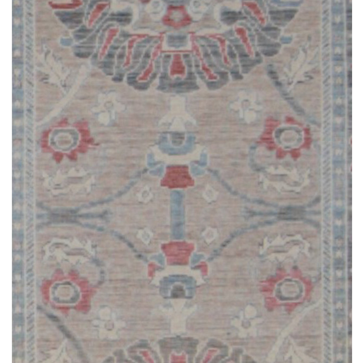 Pacific California 43111 Beige Grey Transitional Hand Finished Rugs