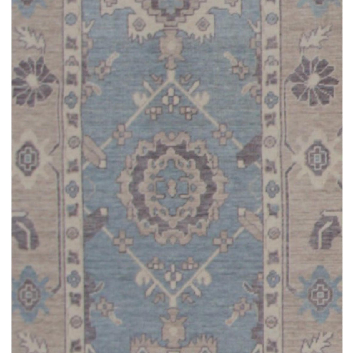Pacific California 43112 Blue Beige Transitional Hand Finished Rugs