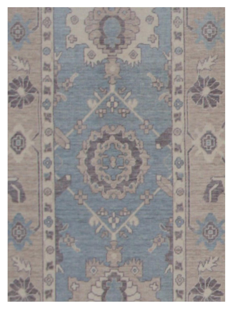 Pacific California 43112 Blue Beige Transitional Hand Finished Rugs