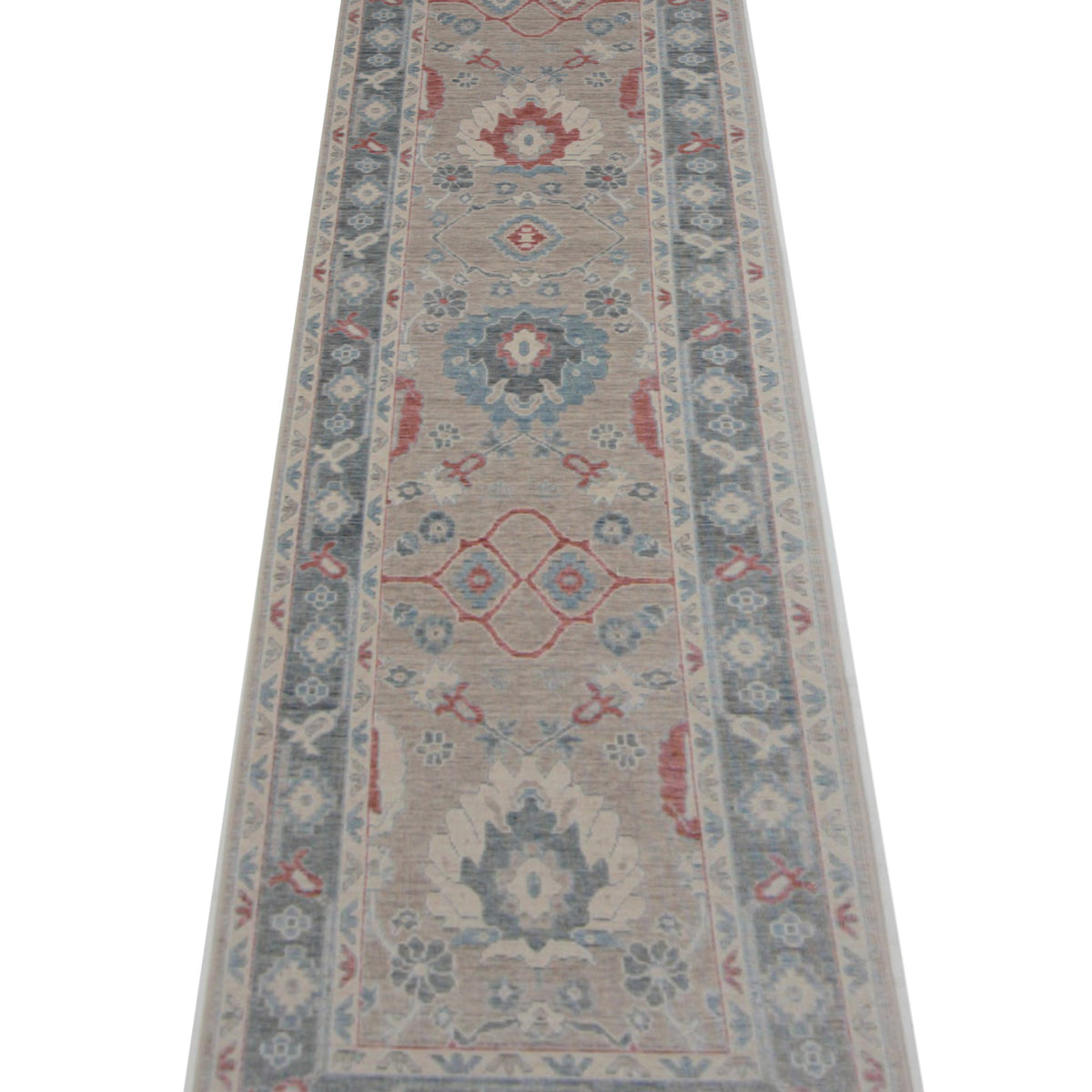 Pacific California 43113 Beige Grey Transitional Hand Finished Rugs