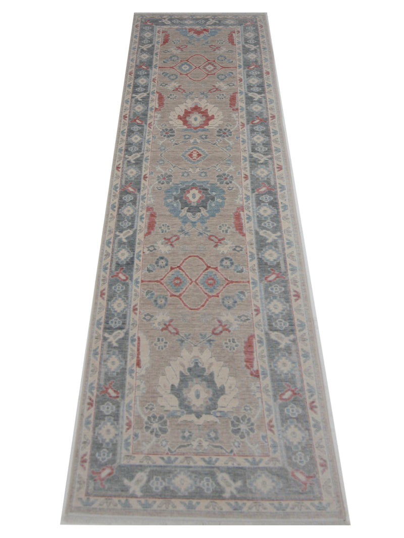 Pacific California 43113 Beige Grey Transitional Hand Finished Rugs