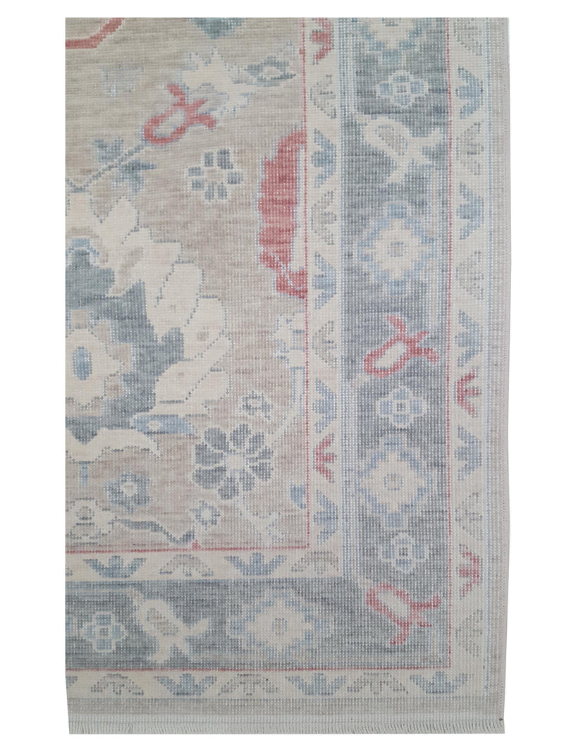 Pacific California 43113 Beige Grey Transitional Hand Finished Rugs