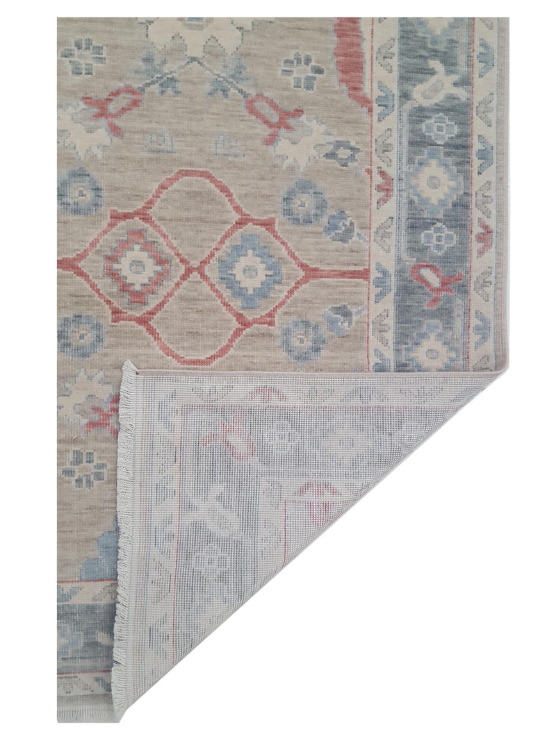 Pacific California 43113 Beige Grey Transitional Hand Finished Rugs