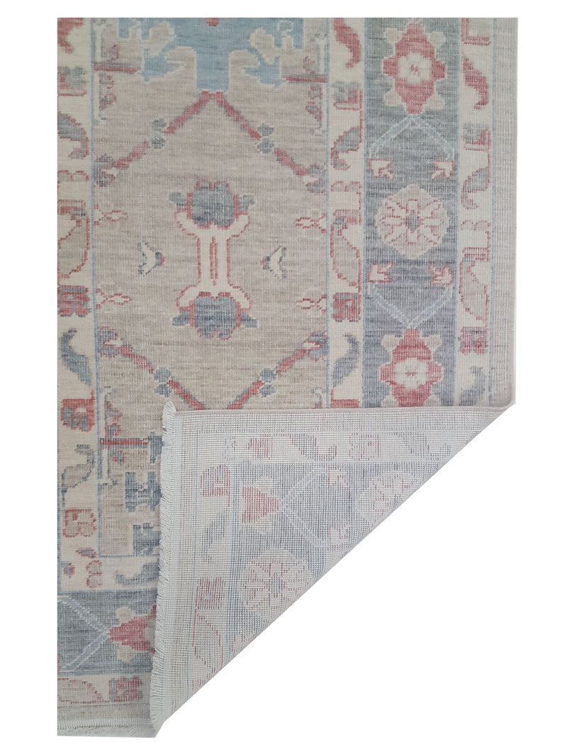 Pacific California 43114 Beige Grey Transitional Hand Finished Rugs