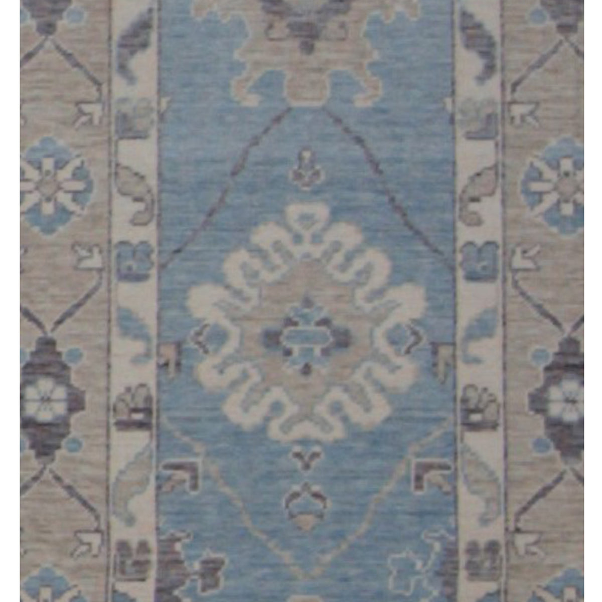 Pacific California 43115 Blue Beige Transitional Hand Finished Rugs