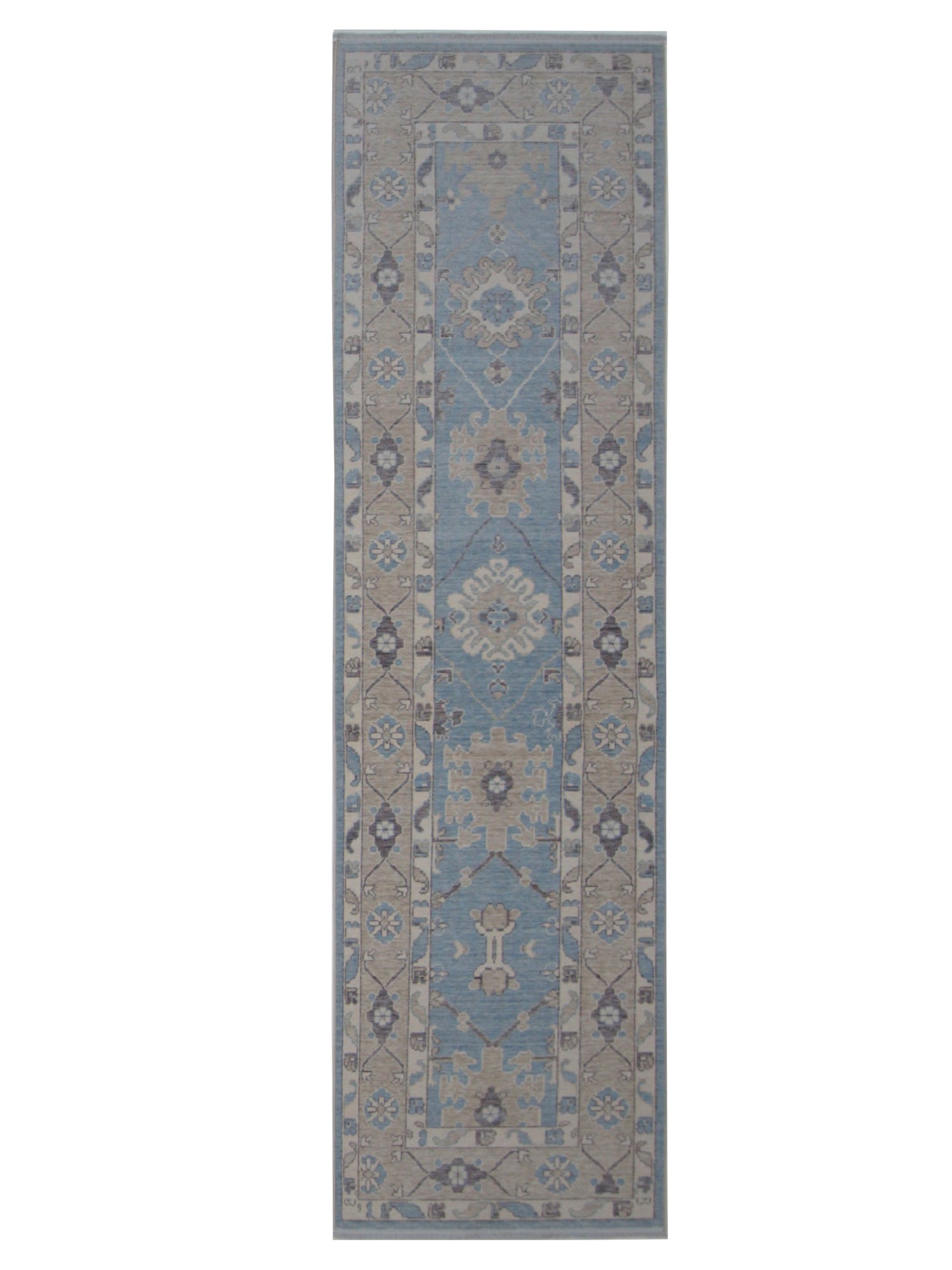 Pacific California 43115 Blue Beige Transitional Hand Finished Rugs ...