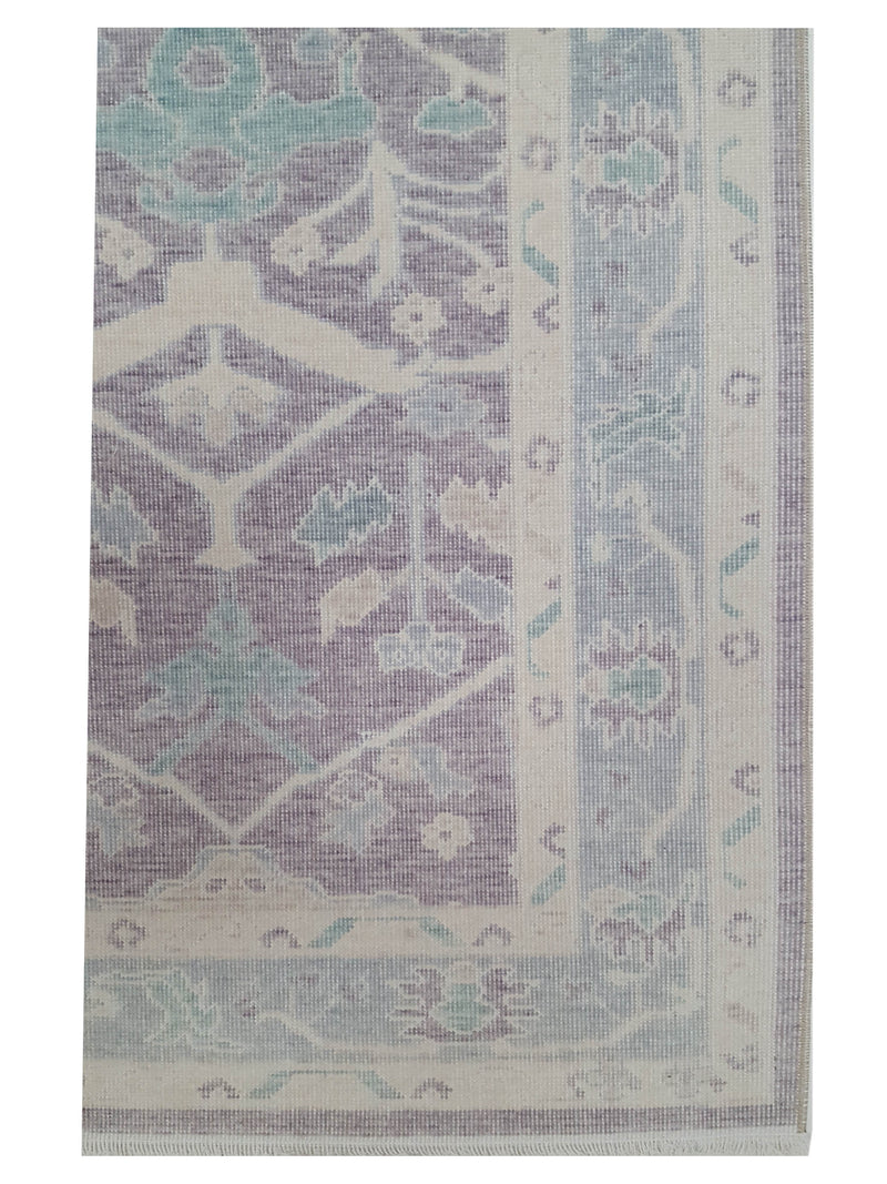 Pacific California 43117 Lavender Green Transitional Hand Finished Rugs