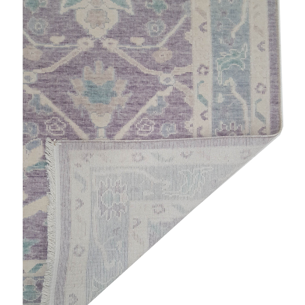 Pacific California 43117 Lavender Green Transitional Hand Finished Rugs