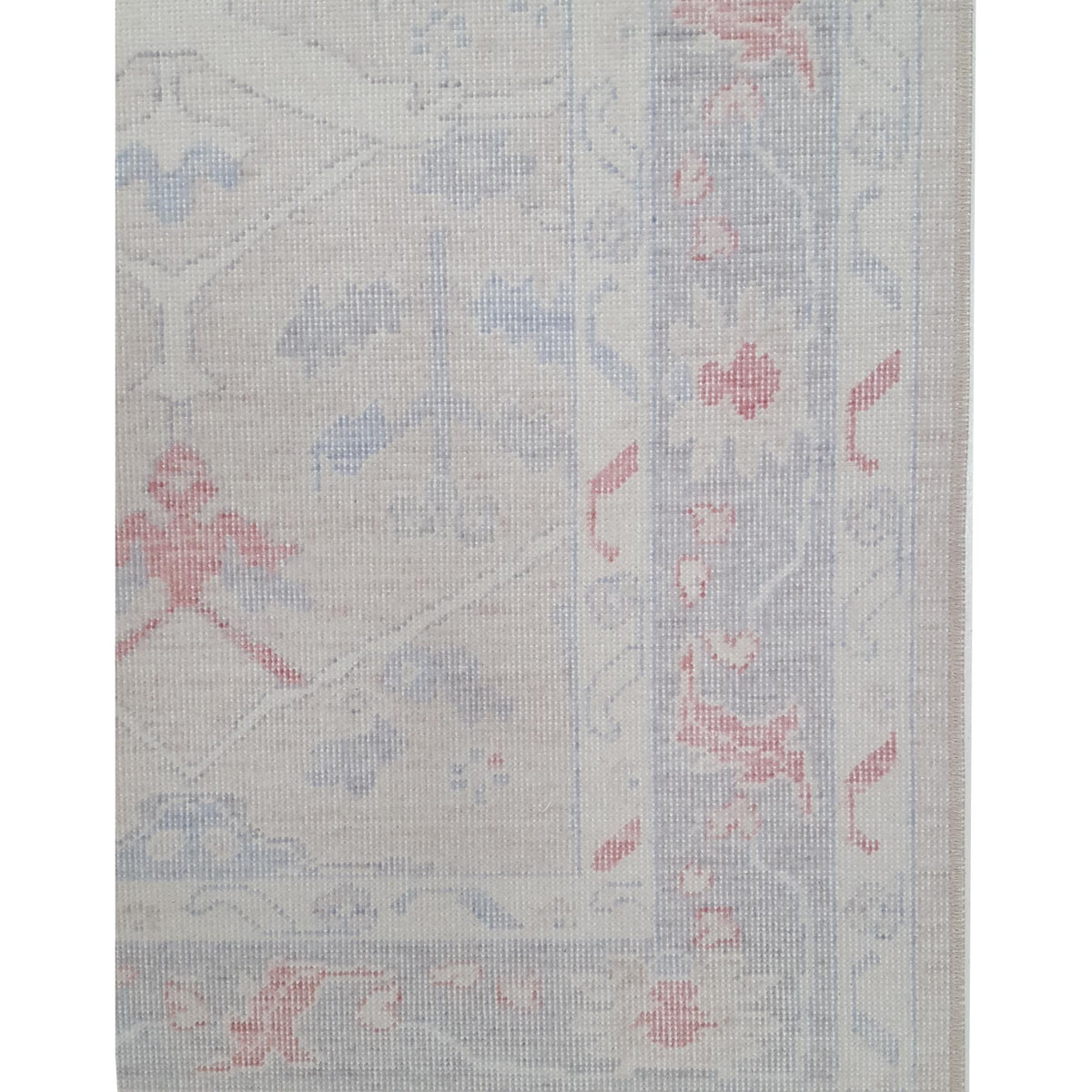 Pacific California 43118 Beige Orange Transitional Hand Finished Rugs