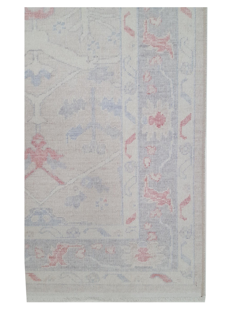 Pacific California 43118 Beige Orange Transitional Hand Finished Rugs