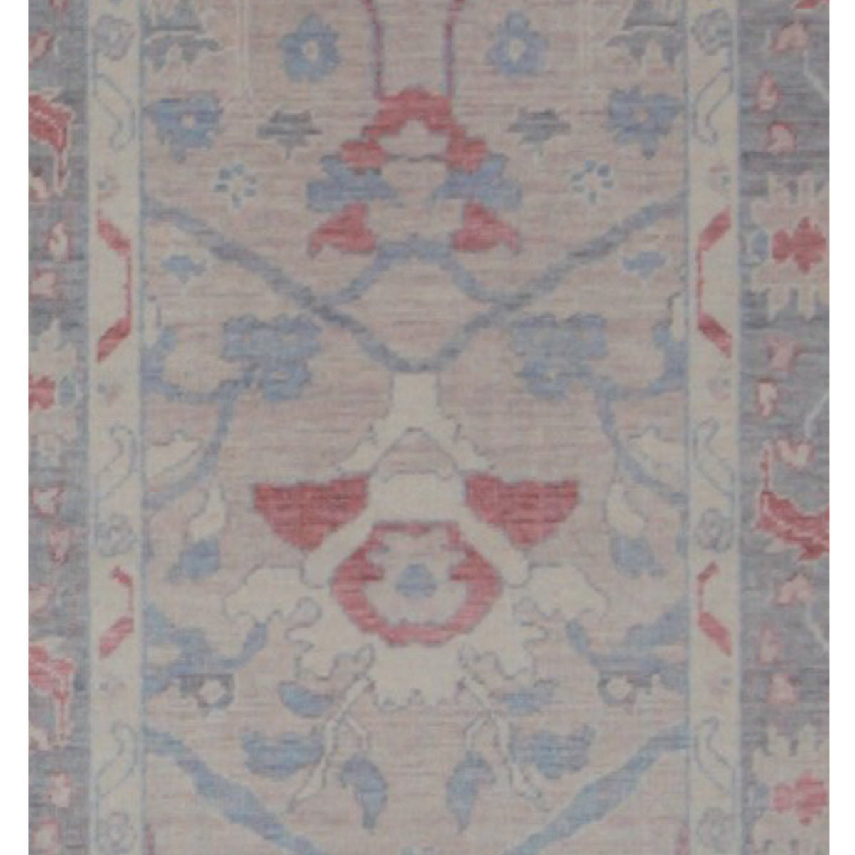 Pacific California 43118 Beige Orange Transitional Hand Finished Rugs