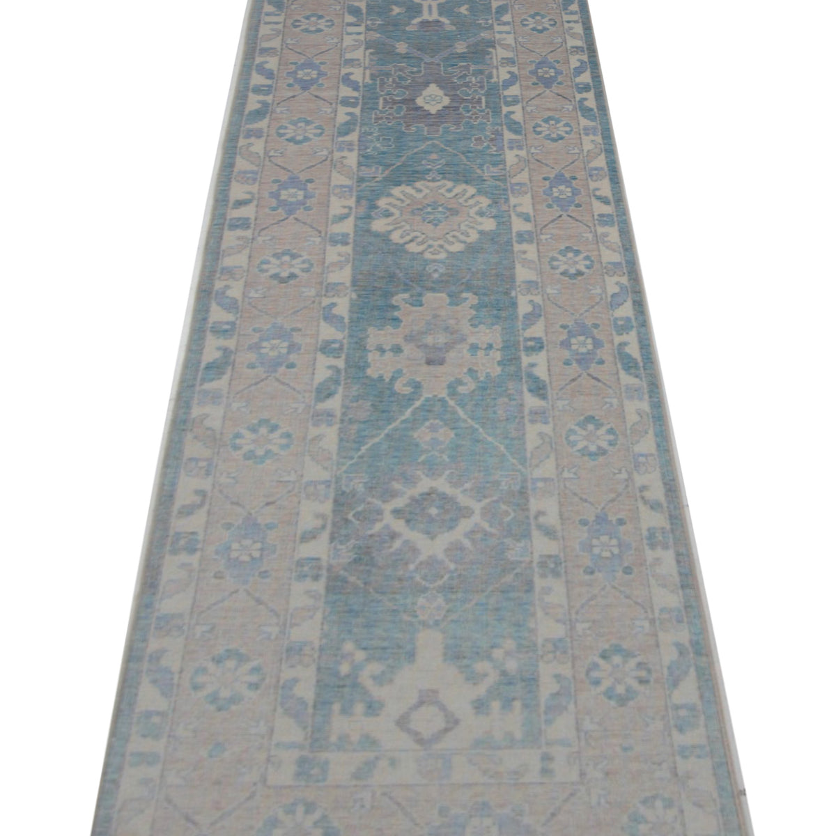 Pacific California 43119 Green Beige Transitional Hand Finished Rugs
