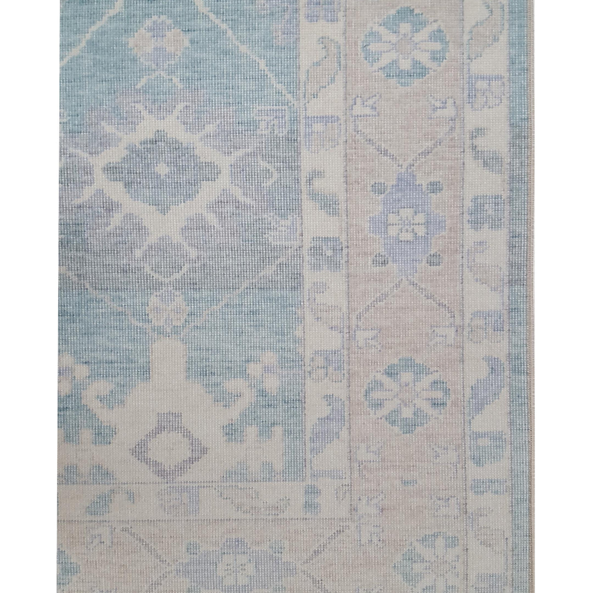 Pacific California 43119 Green Beige Transitional Hand Finished Rugs