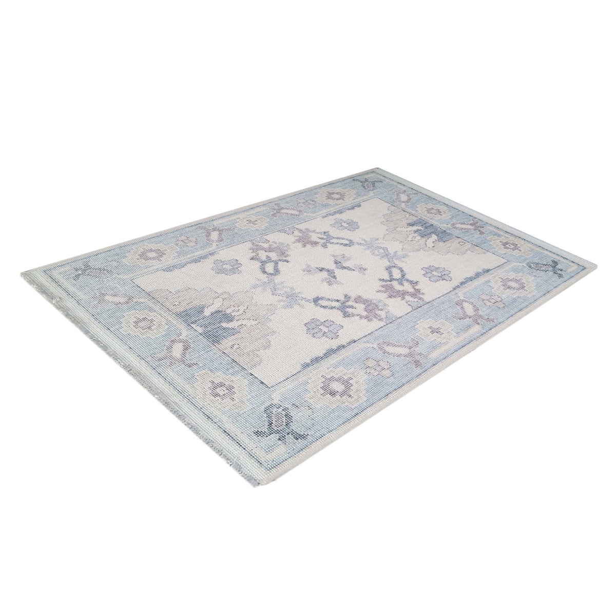 Pacific California CA-40 Beige Blue Transitional Hand Finished Rugs