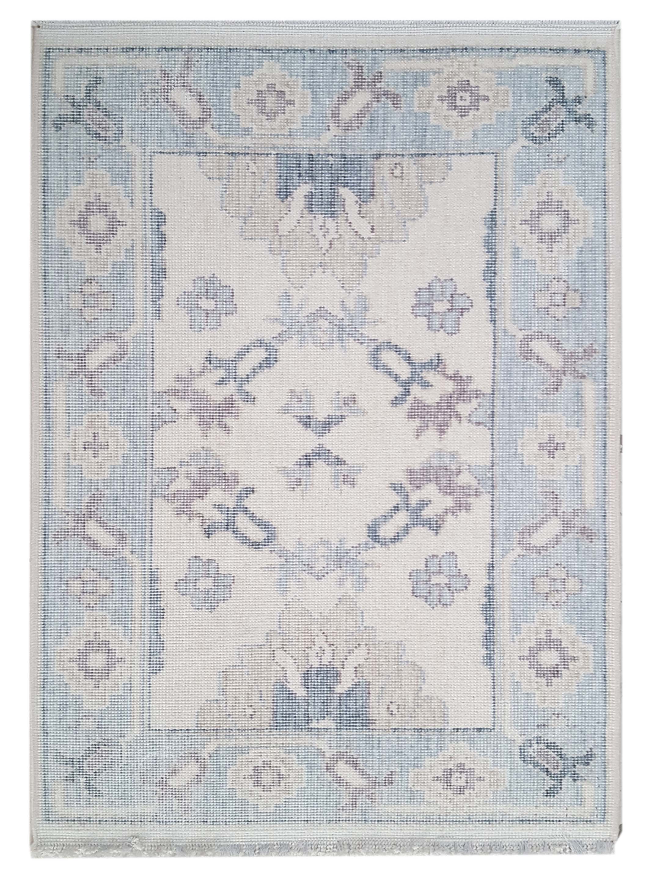 Pacific California CA-40 Beige Blue Transitional Hand Finished Rugs ...