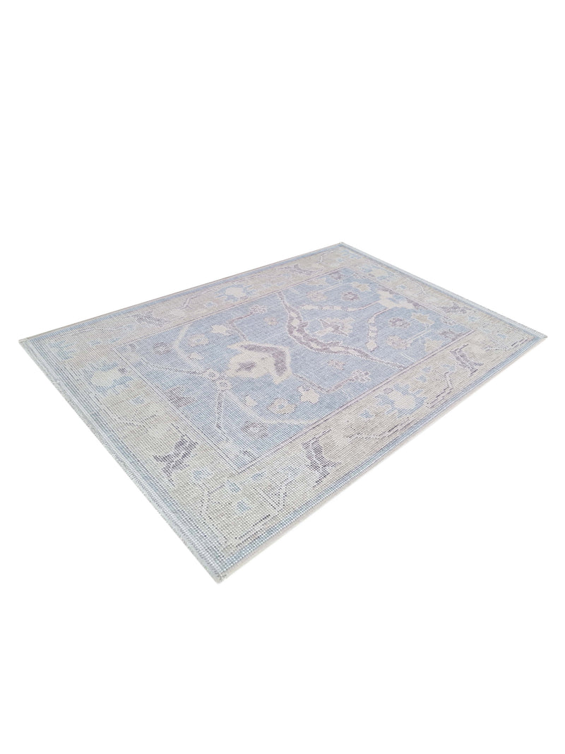 Pacific California CA-41 Blue Beige Transitional Hand Finished Rugs