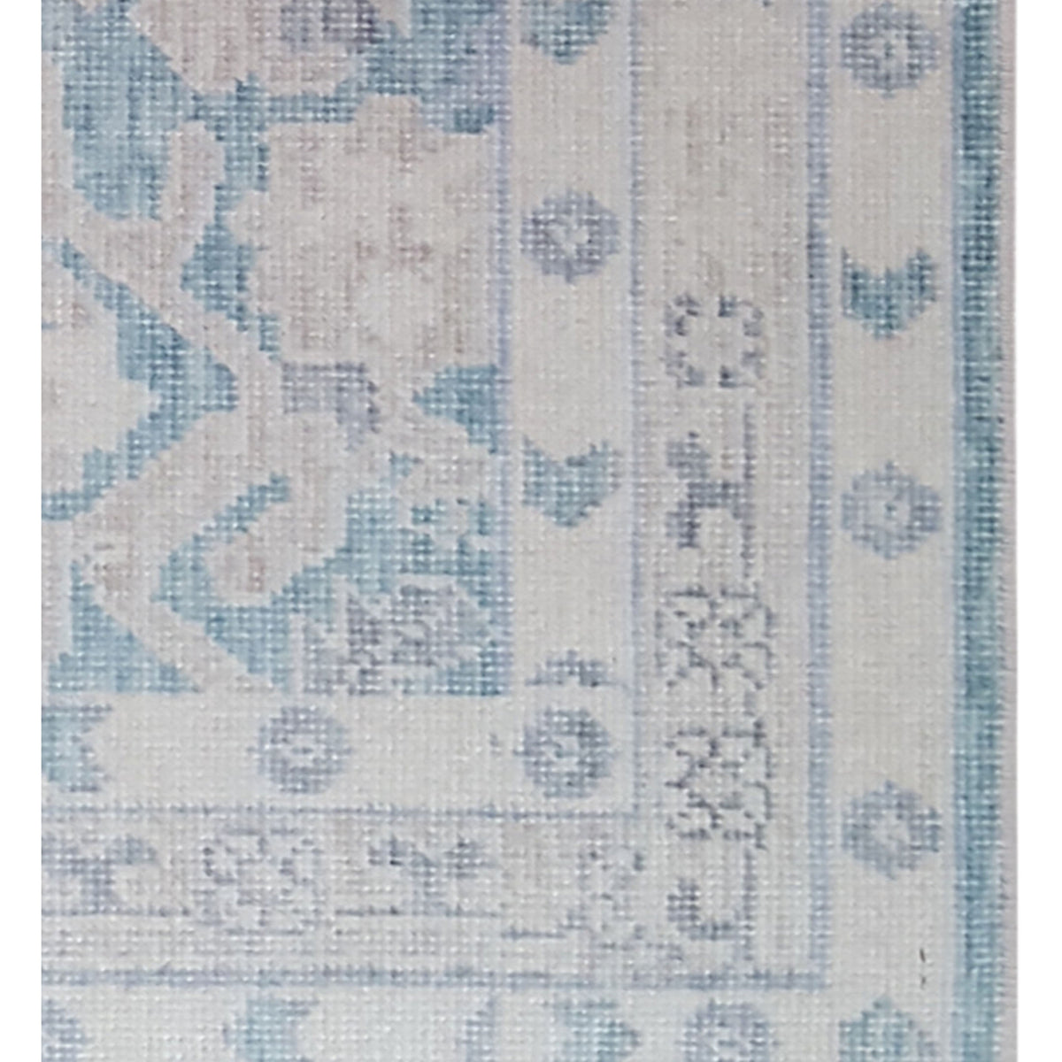 Pacific California CA-47 Teal Ivory Transitional Hand Finished Rugs