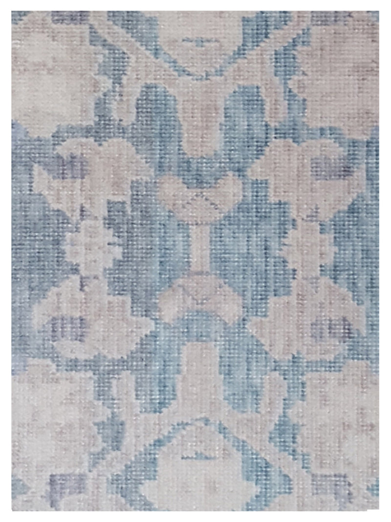 Pacific California CA-47 Teal Ivory Transitional Hand Finished Rugs