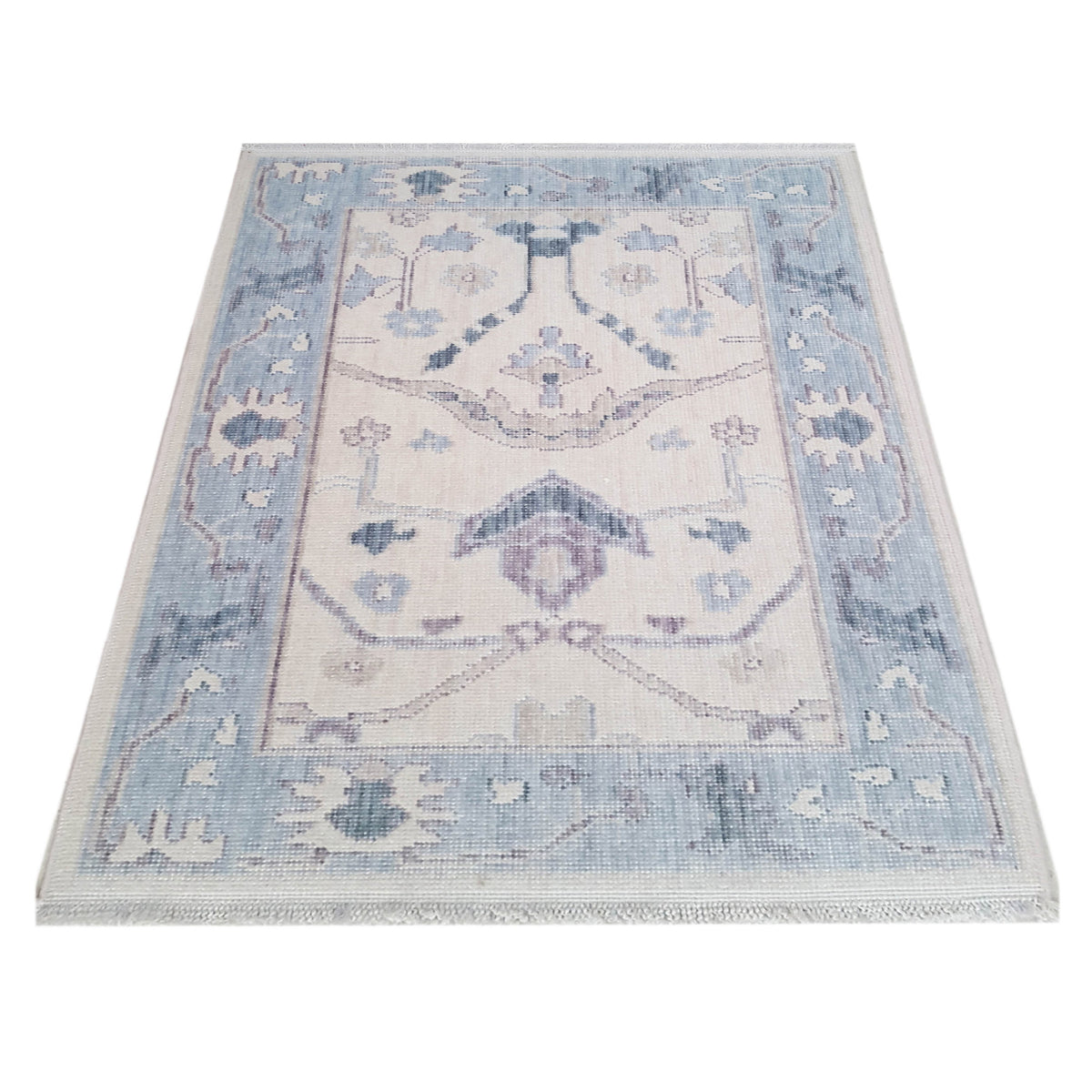 Pacific California CA-24 Beige Blue Transitional Hand Finished Rugs